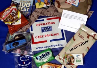 Part of a USO Care Package uso-care-package